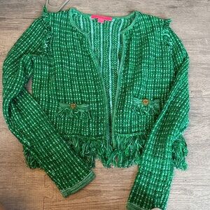 Lilly Pulitzer Green Knit Cardigan